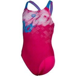 textil Niña Bikini Arena Girl's  Splash Point Swimsuit V Bac Rosa