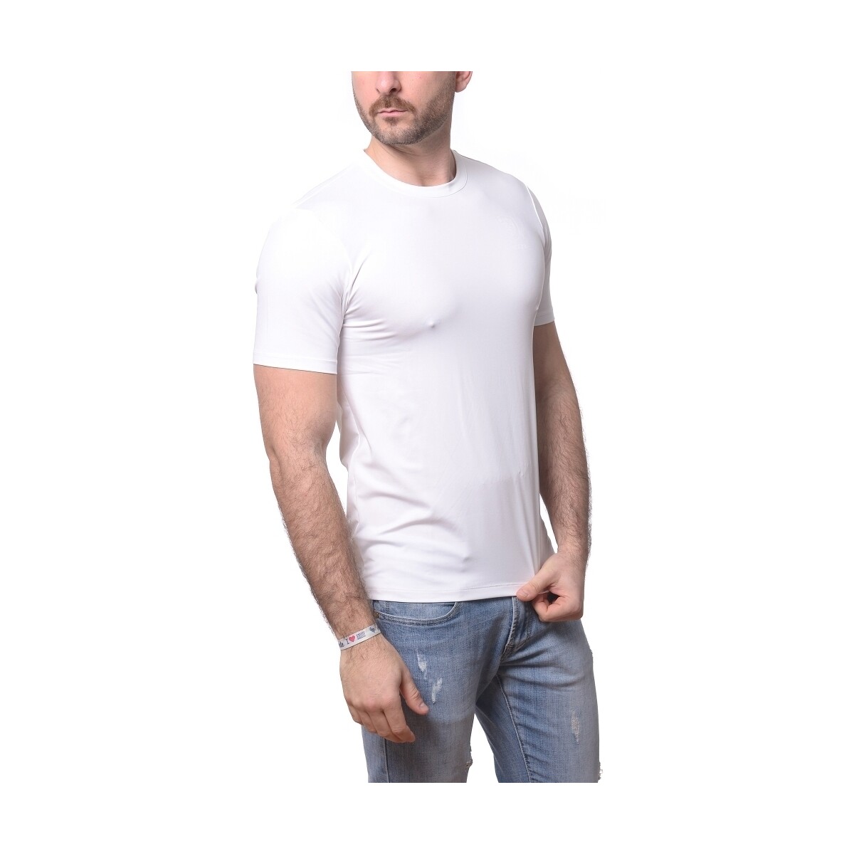 textil Hombre Tops y Camisetas Blauer 24SBLUH02140 Blanco
