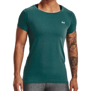 textil Mujer Tops y Camisetas Under Armour Ua Hg Armour Ss Verde