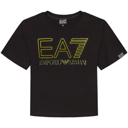 textil Niño Camisetas manga corta Emporio Armani EA7 3DBT57-BJ02Z Negro