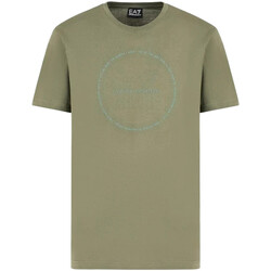 textil Hombre Camisetas manga corta Emporio Armani EA7 3DPT39-PJTJZ Verde