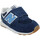 Zapatos Niños Deportivas Moda New Balance 574 Velours Toile Enfant Navy Blue Azul