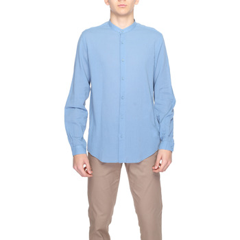 textil Hombre Camisas manga larga Antony Morato MMSL00724-FA400092 Azul