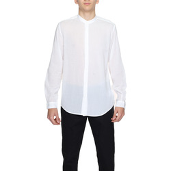 textil Hombre Camisas manga larga Antony Morato MMSL00724-FA400092 Blanco