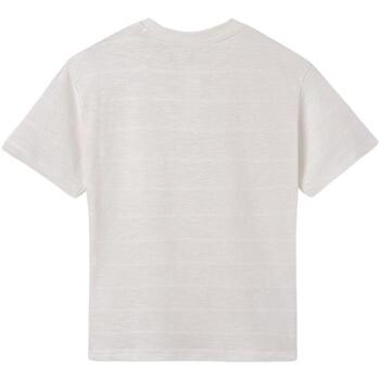 Mayoral Camiseta m/c estructura rayas Blanco