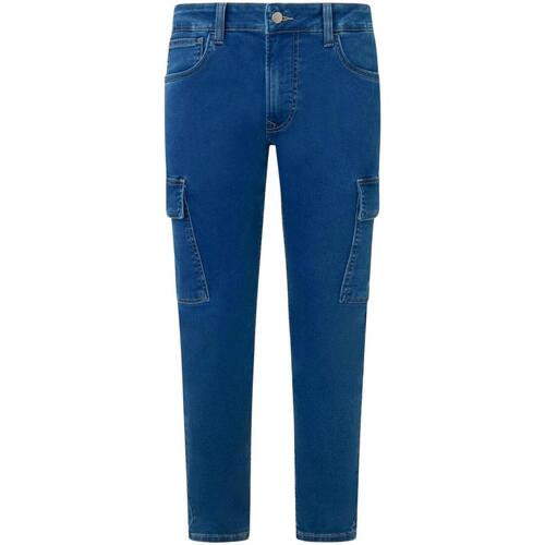 textil Hombre Vaqueros Pepe jeans TAPERED JEANS CARGO Azul