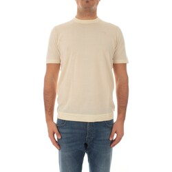 textil Hombre Camisetas manga corta Drumohr D0GF100 Blanco