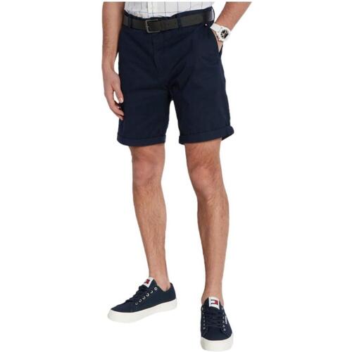 textil Hombre Shorts / Bermudas Tommy Hilfiger DM0DM18812C1G Azul