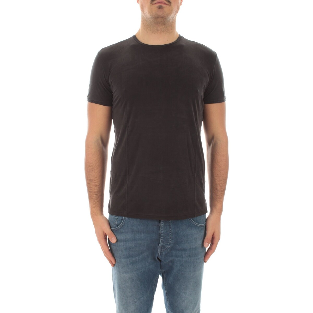 textil Hombre Camisetas manga corta Rrd - Roberto Ricci Designs 24211 Negro