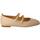 Zapatos Mujer Bailarinas-manoletinas Unisa BERLEY Beige