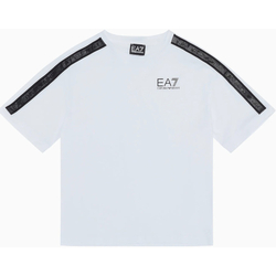 textil Niño Camisetas manga corta Emporio Armani EA7 3DBT56-BJ02Z Blanco