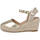 Zapatos Mujer Alpargatas L&R Shoes MDBL2490-1 Oro