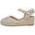 Zapatos Mujer Alpargatas L&R Shoes MDBL2470-2 Plata