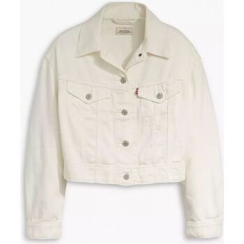 textil Mujer Chaquetas Levi's A7439 0002 - FEATHERWEIGHT TRUCKER-SERENITY NOW Blanco