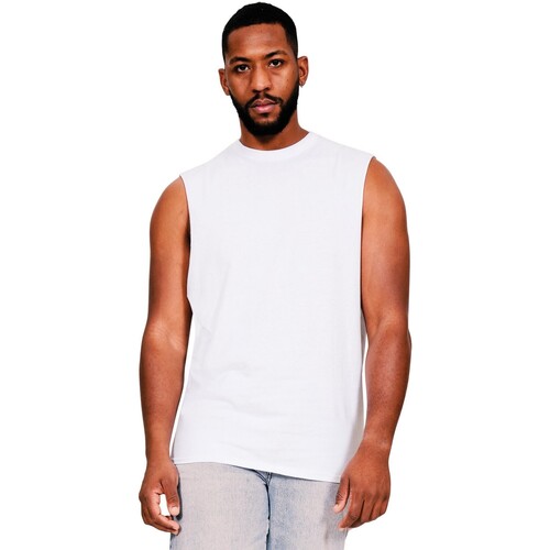 textil Hombre Camisetas sin mangas Casual Classics AB589 Blanco