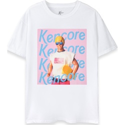 textil Hombre Camisetas manga corta Dessins Animés Kencore Blanco