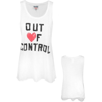 textil Mujer Camisetas sin mangas Junk Food Out Of Control Blanco