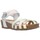 Zapatos Mujer Sandalias Interbios 5338 Mujer Blanco Blanco