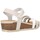 Zapatos Mujer Sandalias Interbios 5803 Mujer Blanco Blanco