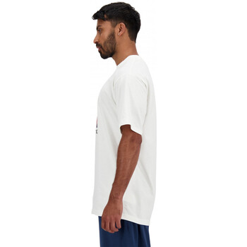 New Balance Hoops graphic t-shirt Blanco