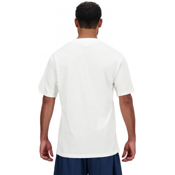 New Balance Hoops graphic t-shirt Blanco