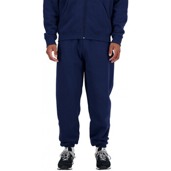 textil Hombre Pantalones New Balance Sport essentials fleece jogger Azul