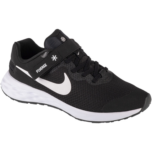 Zapatos Niños Running / trail Nike Revolution 6 Fly Ease Negro