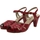 Zapatos Mujer Sandalias Gasymar 4257 Rojo