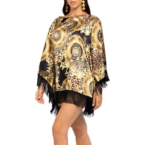 textil Mujer Vestidos cortos 4giveness FGCW3791 Oro