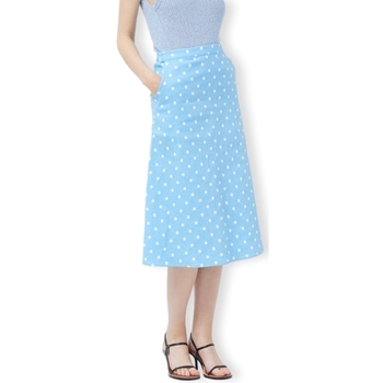 textil Mujer Faldas Compania Fantastica COMPAÑIA FANTÁSTICA Skirt 11021 - Polka Dots Azul