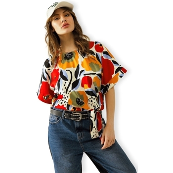 textil Mujer Tops / Blusas Q2 Top - Red Multicolor
