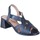Zapatos Mujer Sandalias Pitillos 5690 Azul
