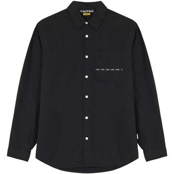 textil Hombre Camisas manga larga Iuter Seam L/S Shirt Negro