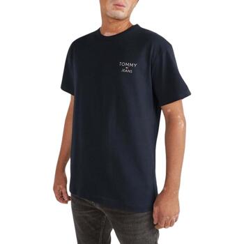 textil Hombre Camisetas manga corta Tommy Jeans TJM REG CORP TEE EXT Azul