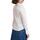 textil Mujer Tops y Camisetas Naf Naf CAMISA ML AENC 75 BLANC Blanco