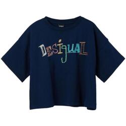 textil Niña Camisetas manga corta Desigual 24SGTK19 5001 Azul