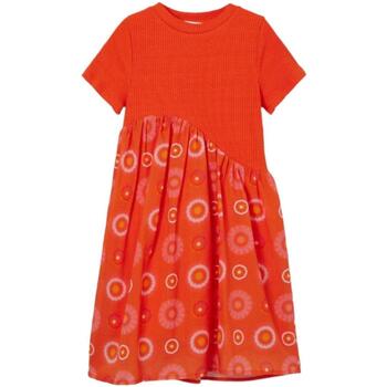textil Niña Vestidos Desigual 24SGVW09 3090 Naranja