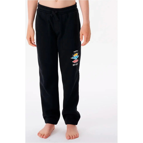 textil Niños Pantalones de chándal Rip Curl ICONS OF SURF TRACKPANT-BOY Negro