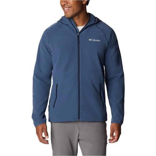 textil Hombre Sudaderas Columbia Tall Heights Hooded Softshell Azul