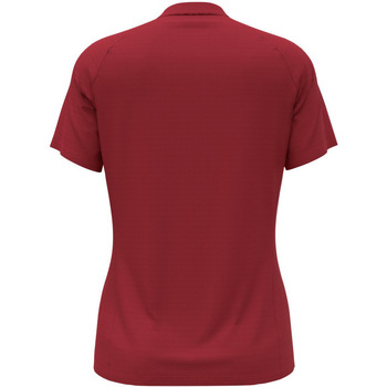Odlo T-shirt crew neck s/s 1/2 zip ESSENTIAL Rojo