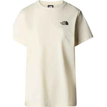 textil Mujer Camisetas manga corta The North Face W S/S RELAXED REDBOX TEE Blanco