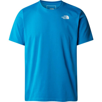 The North Face M FOUNDATION TRACKS GRAPHIC TEE Azul