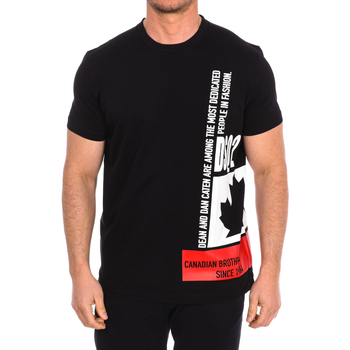textil Hombre Camisetas manga corta Dsquared S71GD1024-S23009-900 Negro