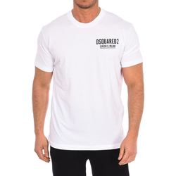 textil Hombre Camisetas manga corta Dsquared S71GD1116-D20014-100 Blanco