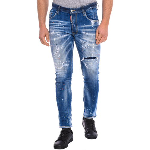textil Hombre Pantalones Dsquared S71LB0952-S30342-470 Azul