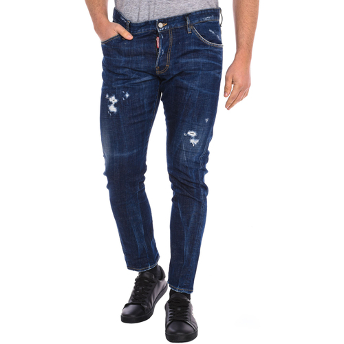 textil Hombre Pantalones Dsquared S71LB0989-S30342-470 Azul