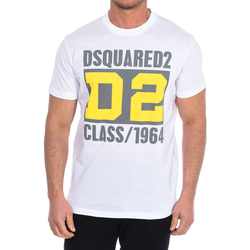 textil Hombre Camisetas manga corta Dsquared S74GD11-69S23009-100 Blanco