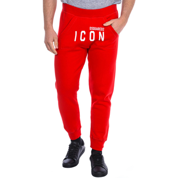 textil Hombre Pantalones de chándal Dsquared S79KA0001-S25042-312 Rojo