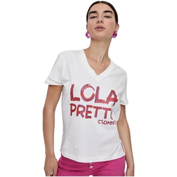 textil Mujer Tops y Camisetas Lola Casademunt LS2415037 Blanco