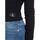 textil Mujer Tops y Camisetas Ck Jeans Woven Label Rib Ls C Negro
